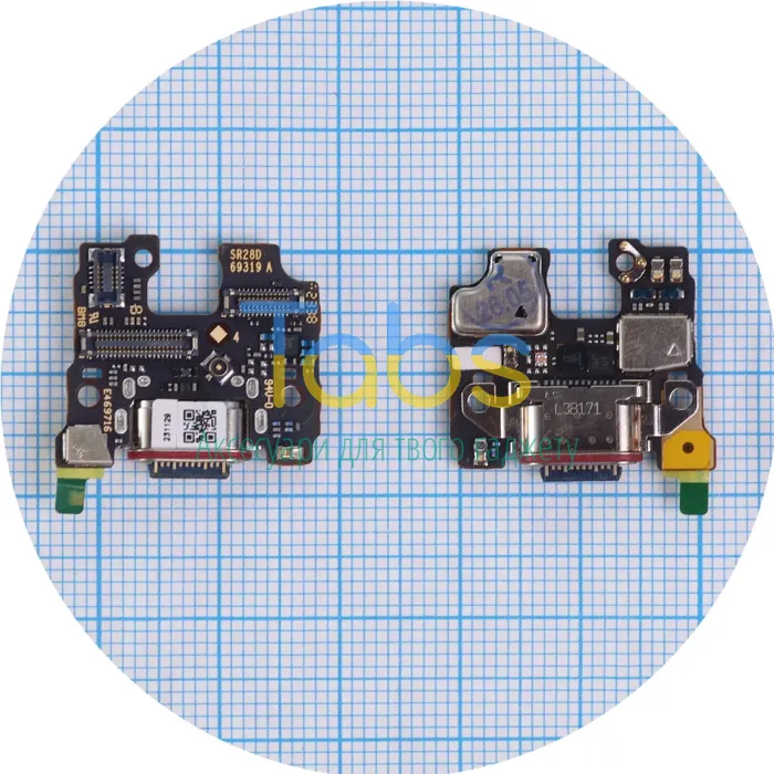 Шлейф для Motorola Edge 40 XT2303-2 з роз'ємом зарядки та мікрофоном - нижня плата Original Quality - зображення 1