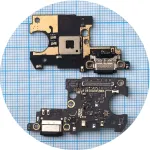 Шлейф Xiaomi Mi 9 SE з роз'ємом зарядки та мікрофоном - нижня плата Original Quality