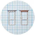 Тримач SIM карти та карти пам'яті Xiaomi Redmi 5 Plus (рожевий 2 SIM (1 SIM + Micro SD))