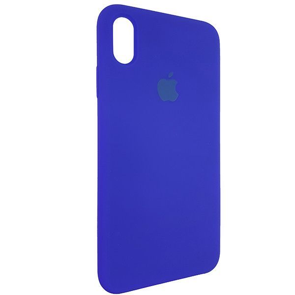 Чехол Copy Silicone Case iPhone XS Max Blue (40)