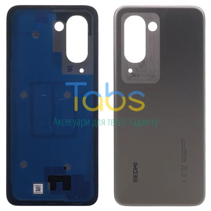 Задня кришка для Xiaomi Redmi 15 4G Europe 168,5 мм 25062RN2DE (сіра ) Original Quality - зображення 1