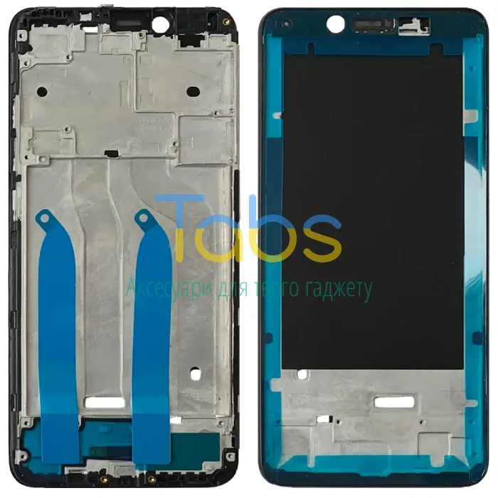 Рамка дисплея Xiaomi Redmi 6, Redmi 6A (чорна ) Original Quality - зображення 1