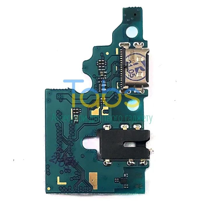 Шлейф Samsung Galaxy A51 2019 A515F з роз'ємом зарядки, навушників та мікрофоном - нижня плата - зображення 2