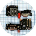 Шлейф OnePlus Nord 4 CPH2663 з роз'ємами зарядки, Sim-карти та мікрофоном - нижня плата Original Quality