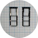 Тримач Sim картки Xiaomi Poco X5 (чорний 2 SIM (1 SIM + Micro SD))