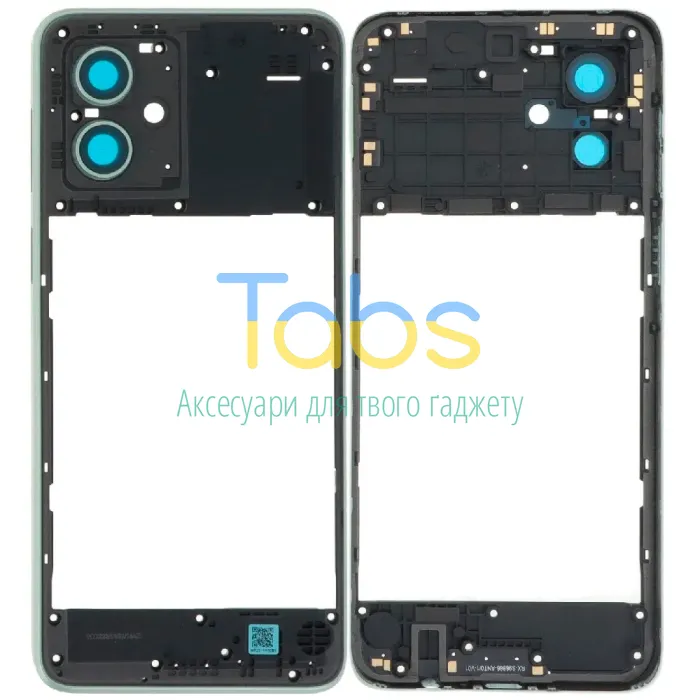 Рамка корпусу Motorola Moto G54 Power XT2343-6 (зелена зі склом камери) - зображення 1