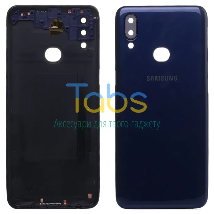 Задня кришка для Samsung Galaxy A10s 2019 A107F (синій зі склом камери) Original Quality - зображення 1