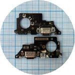 Шлейф Xiaomi Redmi Note 13 5G з роз'ємом зарядки та мікрофоном - нижня плата Original Quality