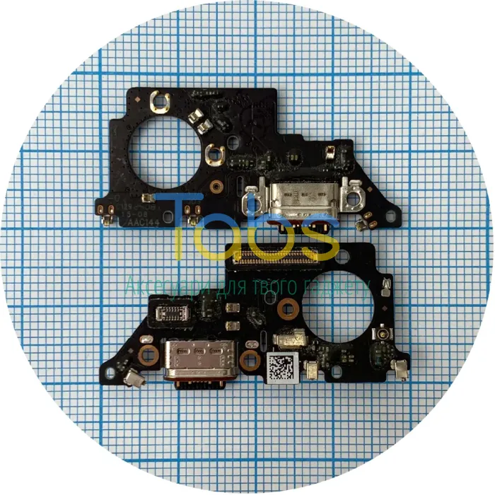 Шлейф Xiaomi Redmi Note 13 5G з роз'ємом зарядки та мікрофоном - нижня плата Original Quality - зображення 1