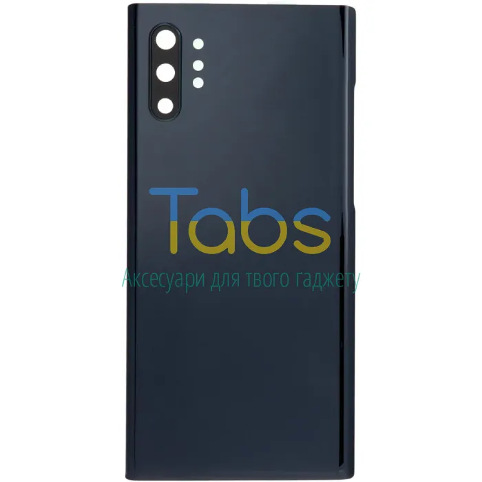 Задня кришка для Samsung Galaxy Note 10 Plus N975F (чорна зі склом камери) Original Quality - зображення 1