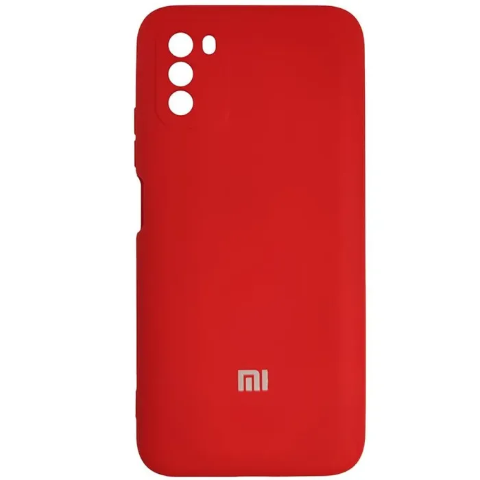 Чехол Silicone Case for Poco M3 Red (14)