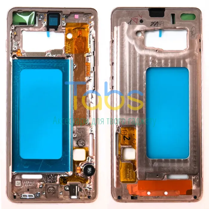 Рамка дисплея Samsung Galaxy S10+ Plus (золотиста оригінал 100%) - изображение 1