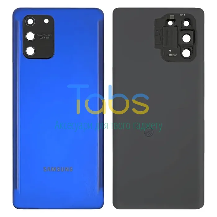 Задняя крышка для Samsung Galaxy S10 Lite G770F (синій зі склом камери) Original Quality - изображение 1