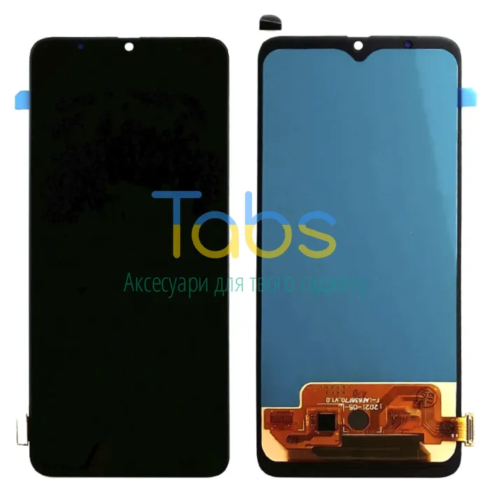Дисплей для Samsung Galaxy A70s A707F з тачскріном Розпродаж (чорний OLED Small Glass) - зображення 1
