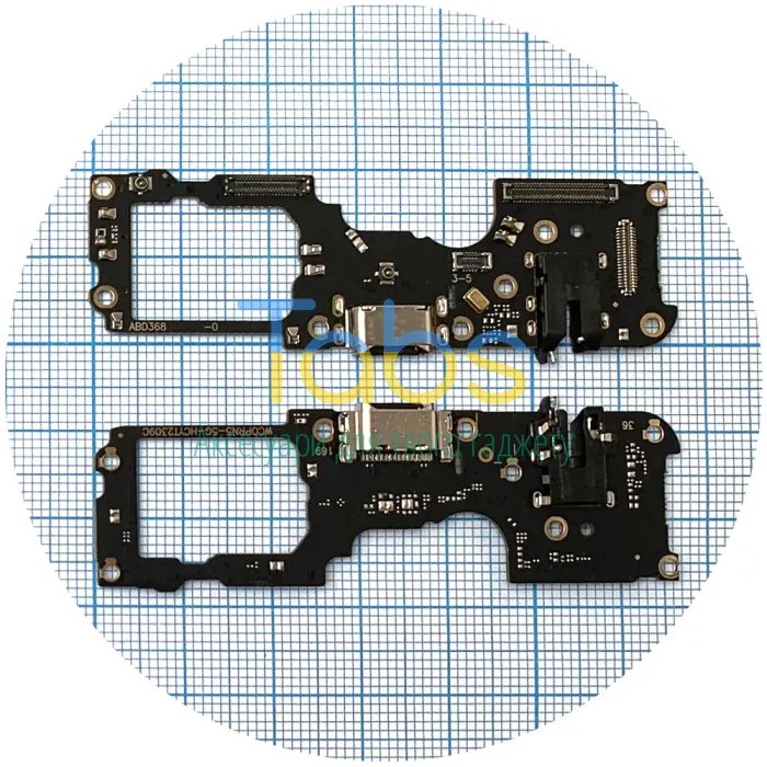Шлейф Oppo Reno 5 5G, Find X3 Lite з роз'ємом зарядки, навушників та мікрофоном - нижня плата - зображення 1
