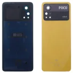 Задня кришка для Xiaomi Poco X4 Pro 5G (жовта Original New зі склом камери)
