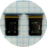Тримач Sim картки Realme GT Neo 2 RMX3370 (сірий на 2 SIM)