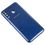 Задня кришка для Samsung Galaxy M30 M305F (синя зі склом камери)