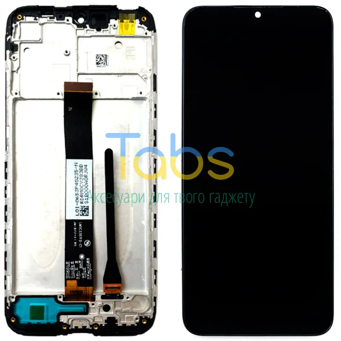 Дисплей для Xiaomi Redmi 9A, Redmi 9C Redmi 10A з тачскріном (оригінал OEM з рамкою) - зображення 2