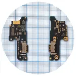 Шлейф Xiaomi Redmi 13C, Poco C65 з роз'ємом зарядки та мікрофоном - нижня плата Original Quality