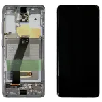Дисплей для Samsung Galaxy S20 G980F G981 з тачскріном (оригінальний 100% зі сріблястою рамкою)