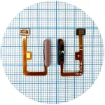 Шлейф Xiaomi Mi 11 Lite Mi 11 Lite 5G NE з кнопкою включення та сканером відбитка пальця (рожевий) Original Quality