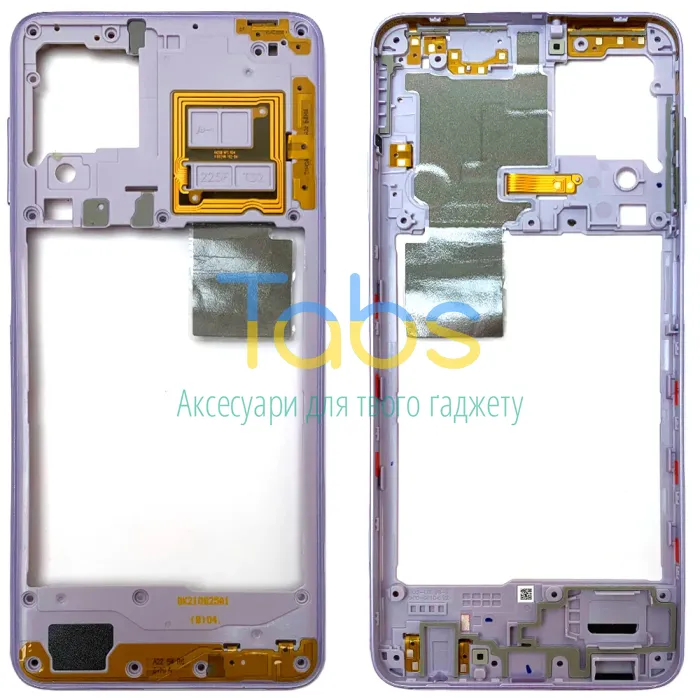 Рамка корпусу Samsung Galaxy A22 4G A225 (фіолетова ) Original Quality - изображение 1