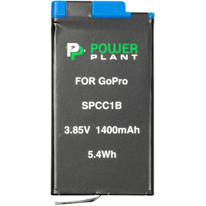 Акумулятор PowerPlant GoPro SPCC1B 1400mAh (декодований)