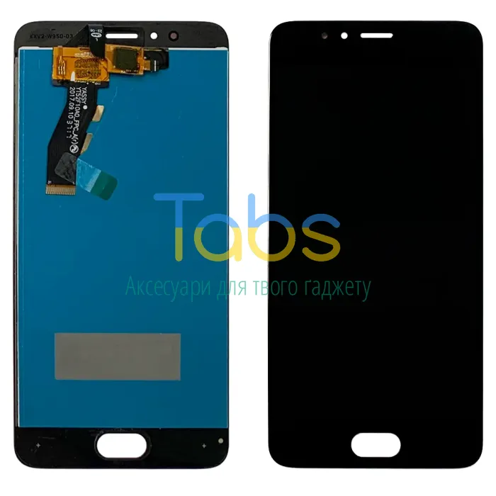 Дисплей для Meizu M5s M612H з тачскріном (чорний) - изображение 1