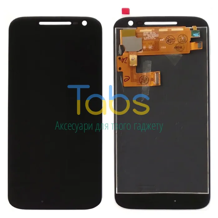 Дисплей для Motorola Moto G4 XT1620 XT1621 XT1622 XT1624 з тачскріном (чорний - Розпродаж) - изображение 1