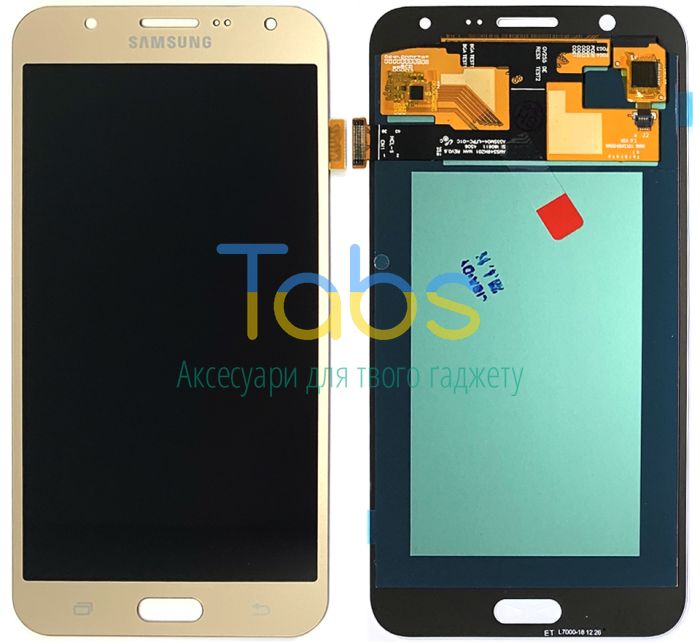 Дисплей для Samsung Galaxy J7 2015 J700 з тачскріном Розпродаж (золотистий OLED Big LCD) - изображение 1
