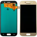 Дисплей для Samsung Galaxy A5 2017 A520F з тачскріном (золотистий OLED)