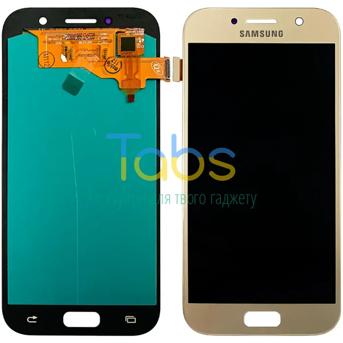 Дисплей для Samsung Galaxy A5 2017 A520F з тачскріном (золотистий OLED) - изображение 1