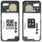 Рамка корпусу Realme 8i (фіолетова зі склом камери)