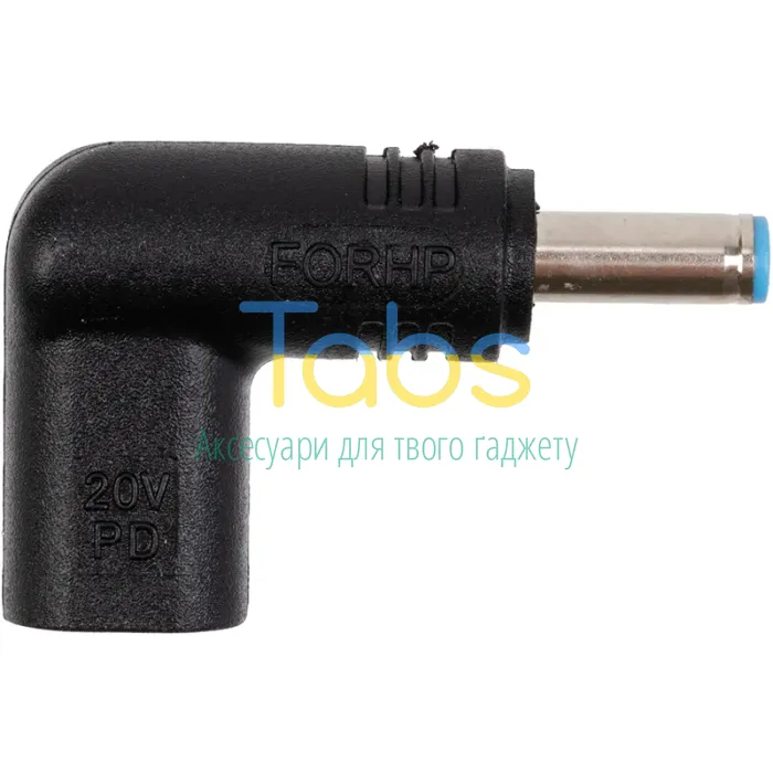Адаптер PowerPlant USB Type-C на DC 4.5x3.0 мм (для HP) - зображення 1