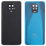 Задня кришка для Xiaomi Redmi Note 9 Pro M2003J6B2G суміст. Redmi Note 9S, Note 9 Pro Max (синя зі склом камери)