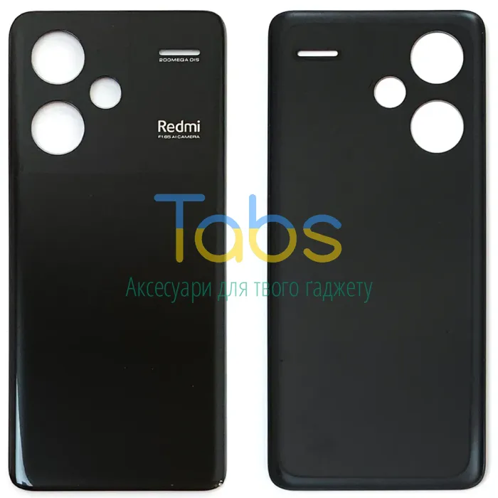 Задняя крышка для Xiaomi Redmi Note 13 Pro+ Plus 5G (чорна Original New) - изображение 1