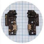 Шлейф Samsung Galaxy A05 2023 A055 з роз'ємами зарядки та навушників, мікрофоном - нижня плата High Quality