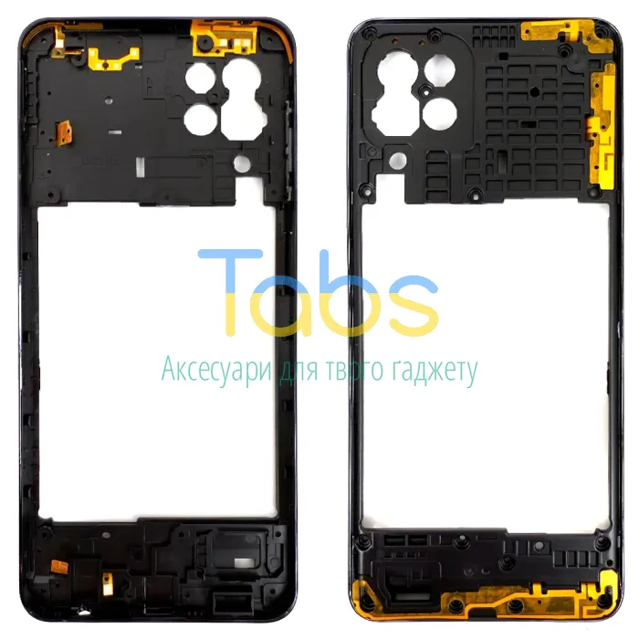 Рамка корпусу Samsung Galaxy M32 M325F (чорна) - изображение 1