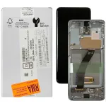 Дисплей для Samsung Galaxy S20 G980F G981 з тачскріном (оригінал 100% із сірою рамкою)