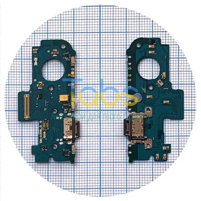Шлейф Samsung Galaxy A35 5G A356Eз роз'ємом зарядки та мікрофоном - нижня плата Original Quality - зображення 1