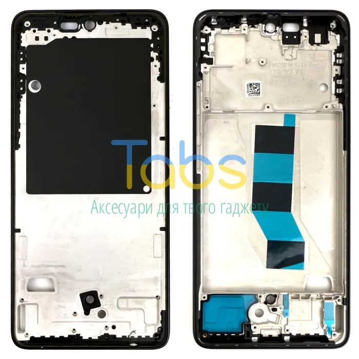 Рамка дисплея Xiaomi Redmi Note 14 5G (чорна ) Original Quality - зображення 1