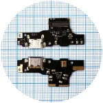 Шлейф Nokia G11 TA-1401 з роз'ємом зарядки та мікрофоном - нижня плата High Quality