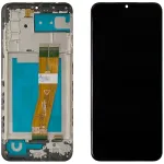 Дисплей для Samsung Galaxy A03s A037F 160 x 72 мм + тачскрін з рамкою (жовтий шлейф)