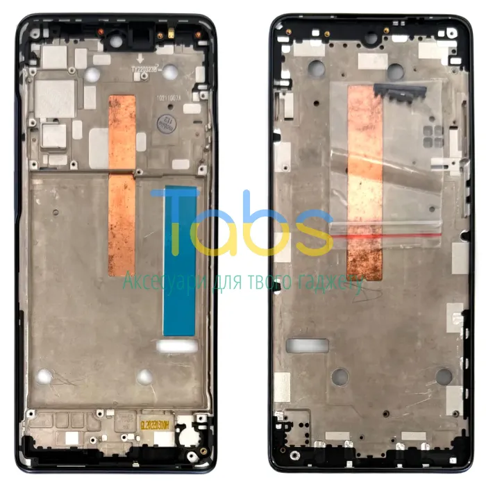Рамка дисплея Motorola Moto G200 5G (синя ) Original Quality - изображение 1