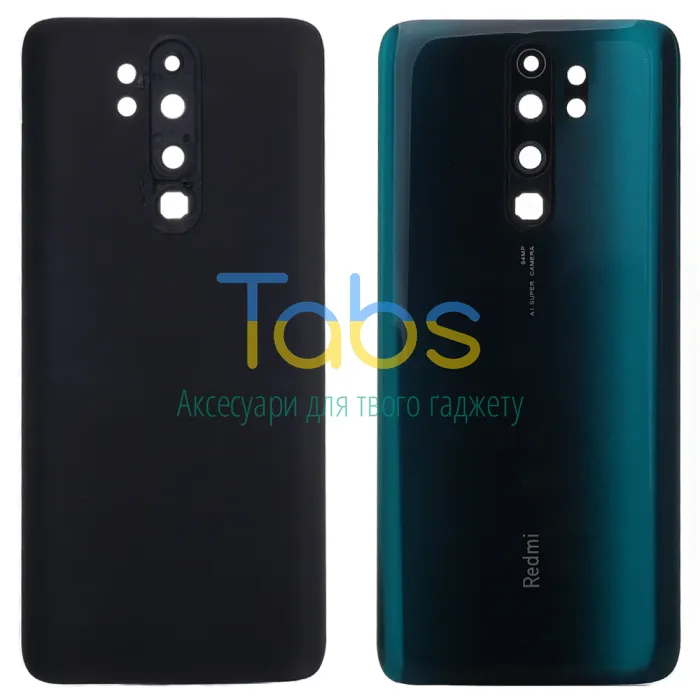 Задня кришка для Xiaomi Redmi Note 8 Pro M1906G7I (зелена  зі склом камери) Original Quality - зображення 1