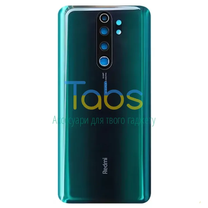 Задня кришка для Xiaomi Redmi Note 8 Pro M1906G7I (зелена  зі склом камери) Original Quality - зображення 2