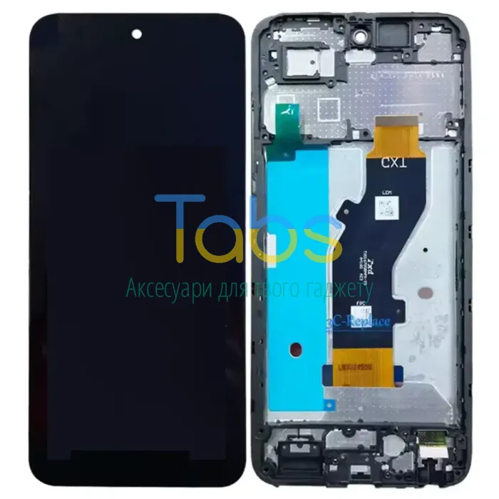 Дисплей для Tecno Spark GO 1 KL4 з тачскріном з рамкою Original PRC - изображение 1