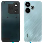 Задня кришка для Xiaomi Redmi 13 (блакитна Original New зі склом камери)