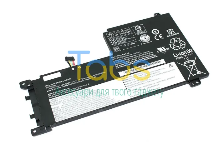 Аккумуляторная батарея для ноутбука Lenovo L19C3PF5 IdeaPad 5-15IIL05 11.52V Black 4990mAh OEM - зображення 4